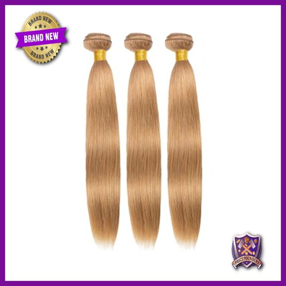28 Inch Straight Human Hair Extensions 3 Bundles Virgin Remy Brazilian main image 5